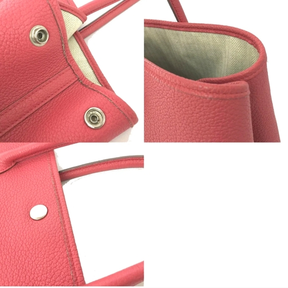 Hermes Garden Party Clemence Leather Handbag - Picture 9 of 11